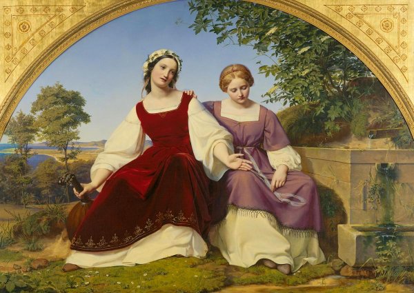 Фридрих Овербек Италия и Германия