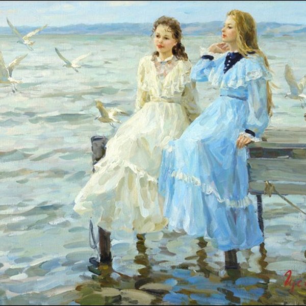 Импрессионист Гусев картины