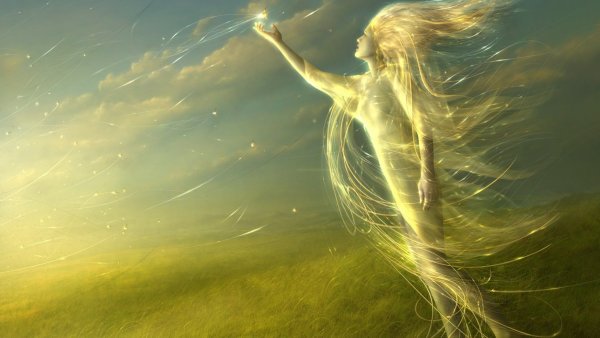 Девушка ветер фэнтези