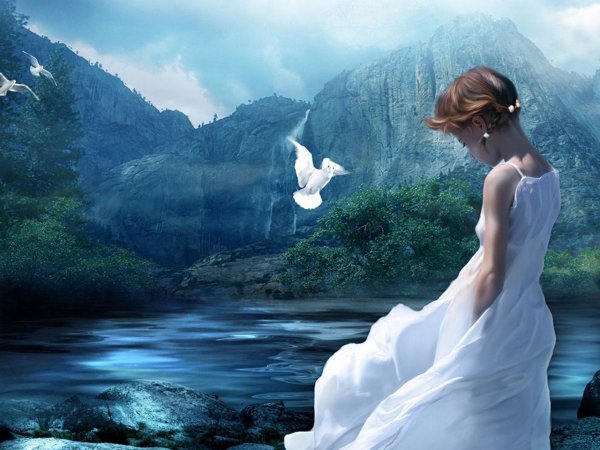 Волчица и женщина