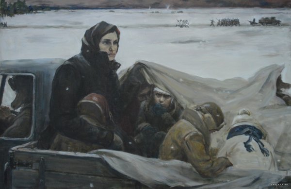 Блокадный Ленинград живопись