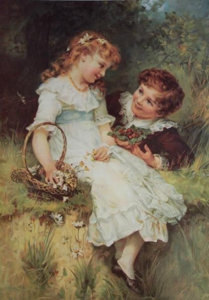 Английский художник Фредерик Морган (Frederick Morgan 1856-1927).