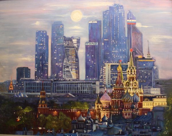 Картины современной Москвы