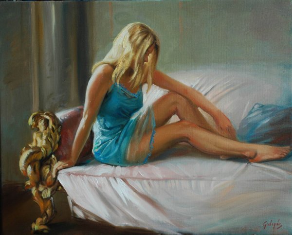 Ласло Гулис картины женщины