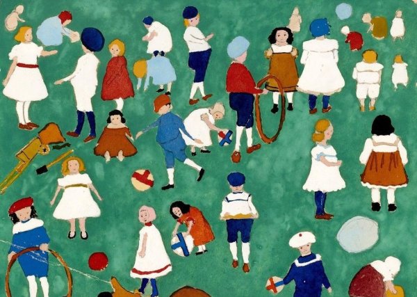 Казимир Северинович Малевич. Дети, 1908