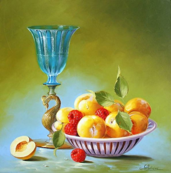 Художник Ludivine Corominas натюрморты