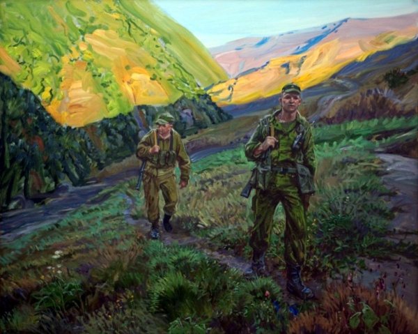 Максим Фаюстов художник военный художник