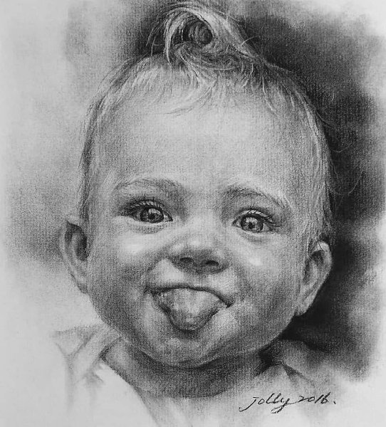 Уродливые портреты карандашом