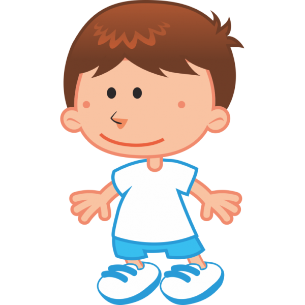 Улыбающийся мальчик мультяшный