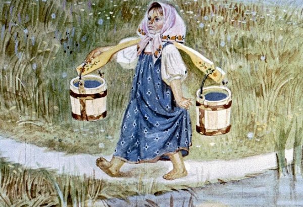 Девушка с коромыслом