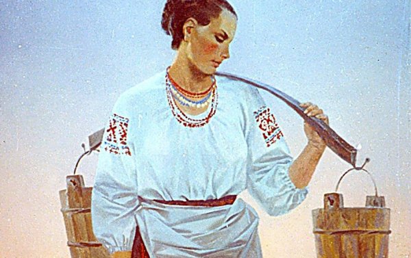 ЧУВАШКА С коромыслом