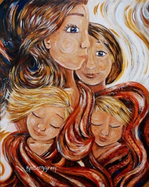 Кэти Берггрен 3 детей