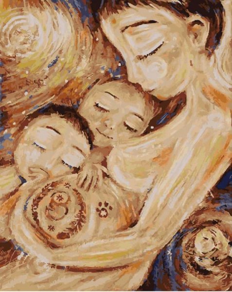Картины Кэти Берггрен материнство