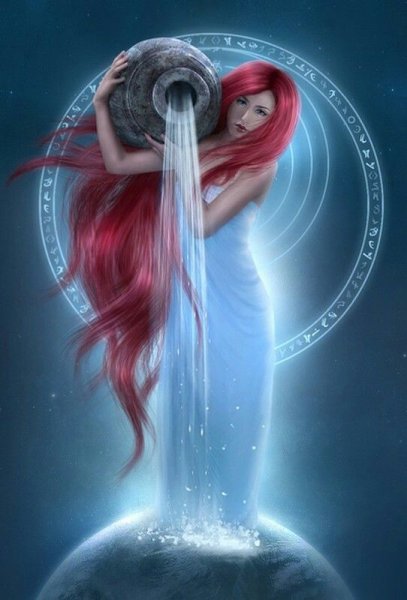Девушка Водолей