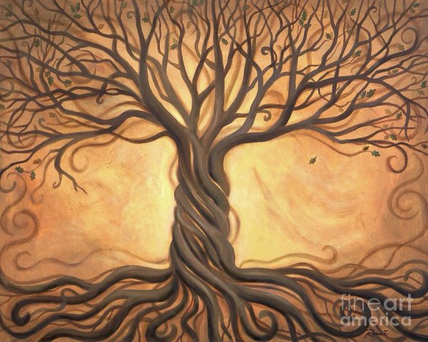 Красивое сказочное дерево