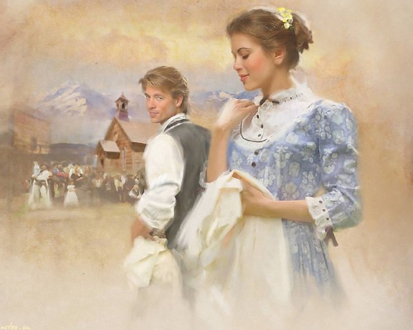 Случайная встреча живопись