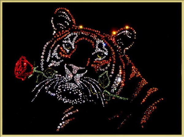 Панно из страз