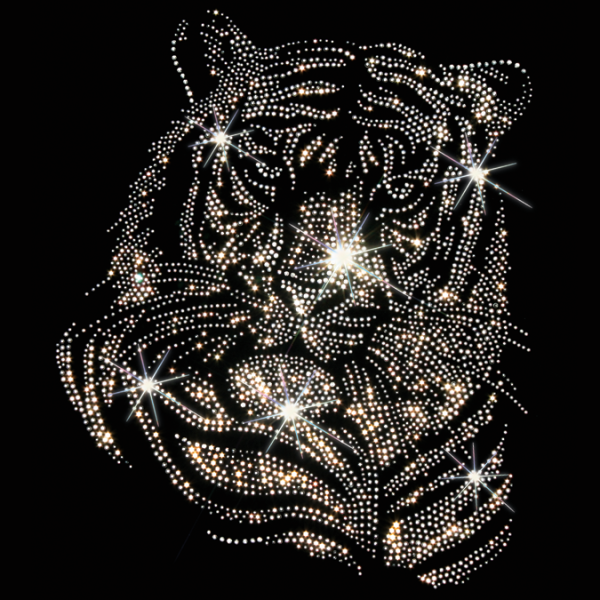 Картины из страз на черном фоне