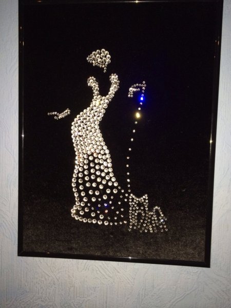 Картины с кристаллами Сваровски