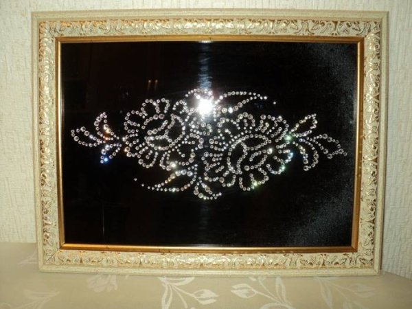 Панно из страз