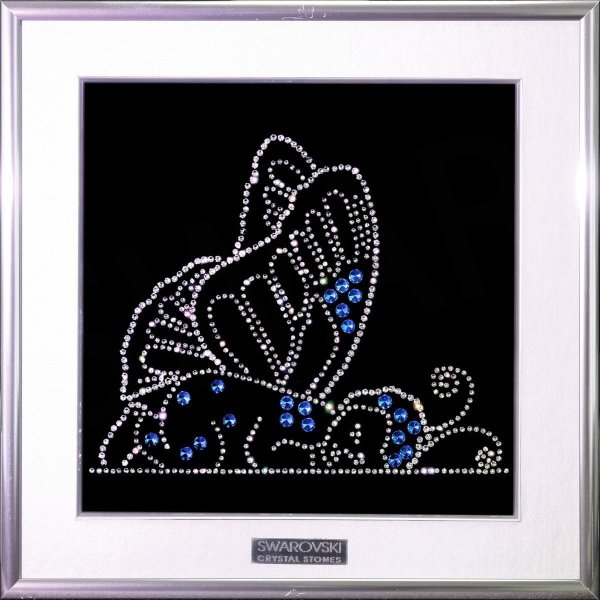 Рыбка из страз