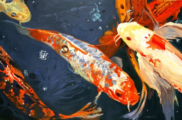 Карпы кои Хаяо Миядзаки