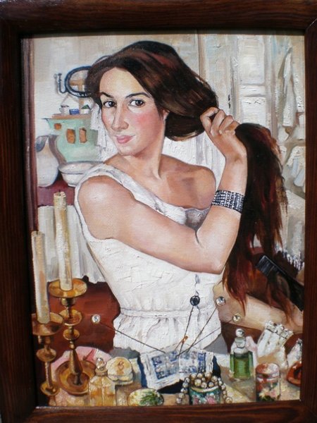 Зинаида Серебрякова за туалетом