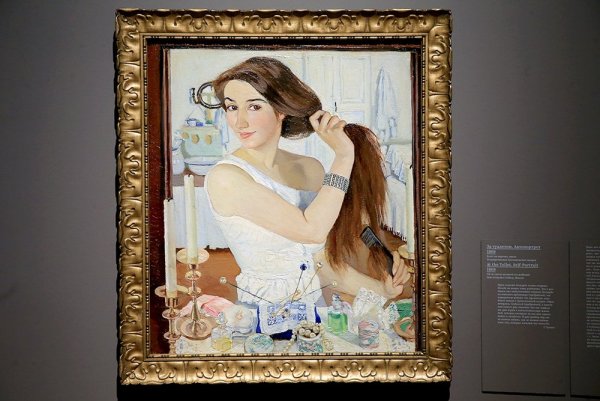 Зинаида Серебрякова за туалетом. Автопортрет в Третьяковской галереи