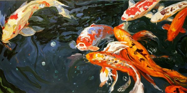 Карпы кои Хаяо Миядзаки