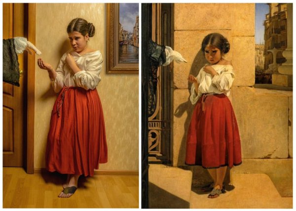 Сорокин Евграф Семенович нищая девочка-испанка