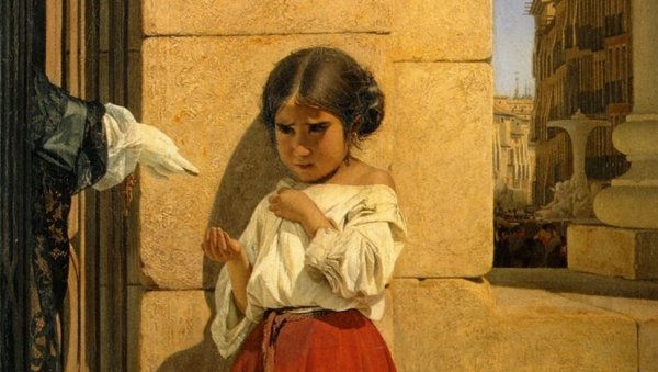 Сорокин Евграф Семенович нищая девочка-испанка