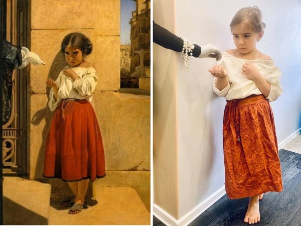 Нищая девочка испанка Третьяковская галерея