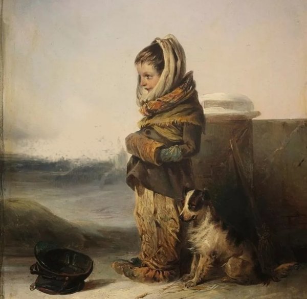 Французский художник hugues Merle (1823-1881)