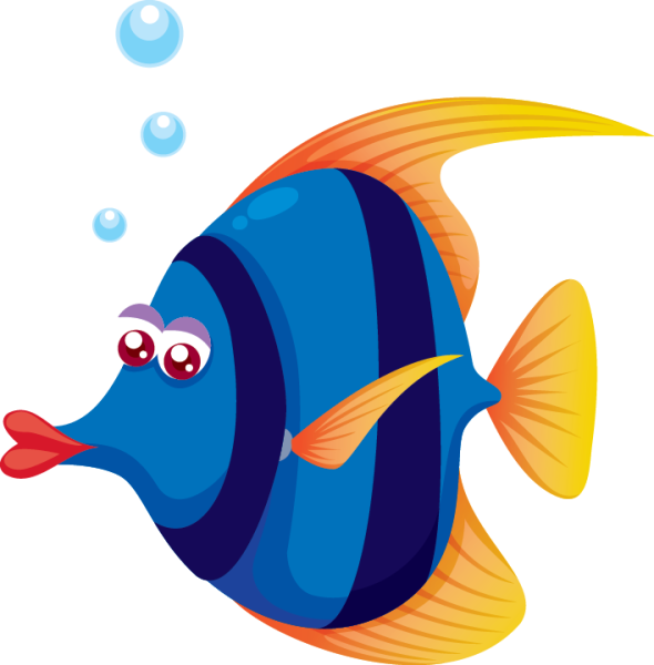 Мультяшные рыбки