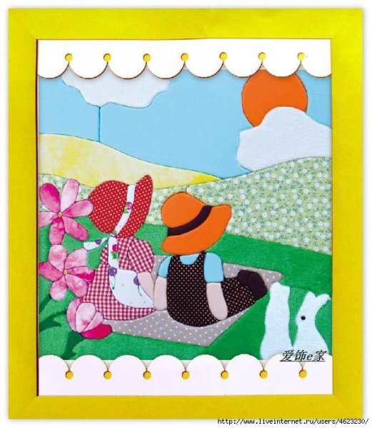 Пэчворк без иглы кинусайга