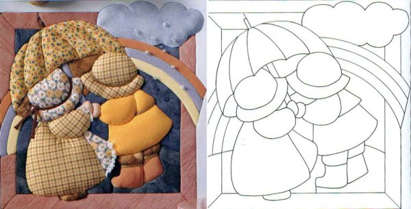 Японская техника кинусайга – пэчворк без иглы.