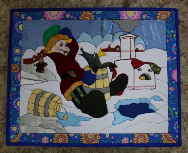 Японская техника кинусайга или пэчворк без иглы схемы