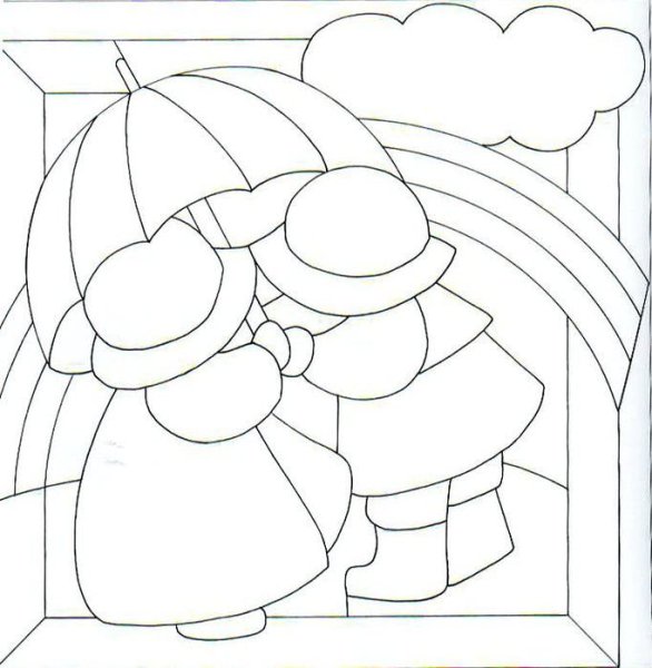 Техника кинусайга (пэчворк без иглы)