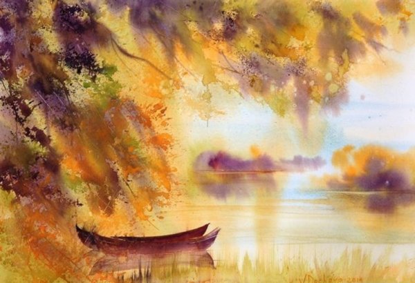 Пейзаж рисунок