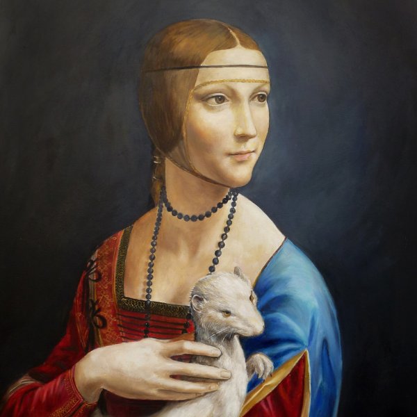Дама с горностаем картина Леонардо да Винчи