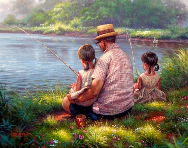 Художник Mark Keathley деревенская жизнь