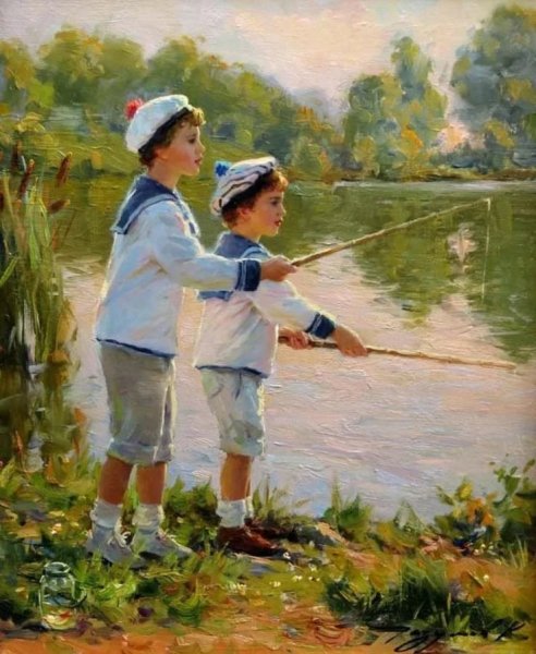 Маковский рыбачки 1886