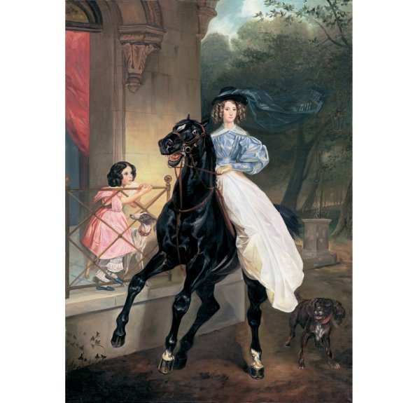 Карл Брюллов "всадница"