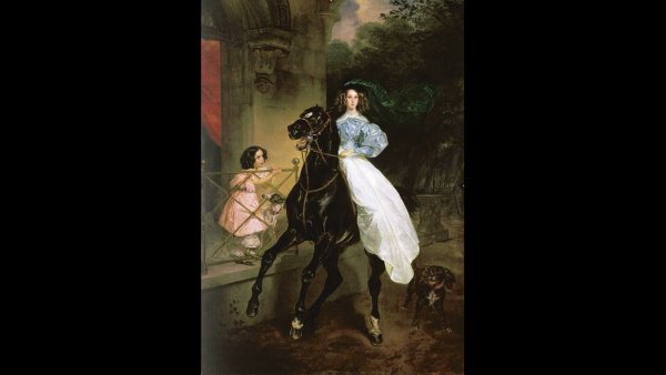 Карл Брюллов всадница 1832