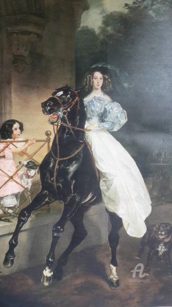 Карл Брюллов лошади