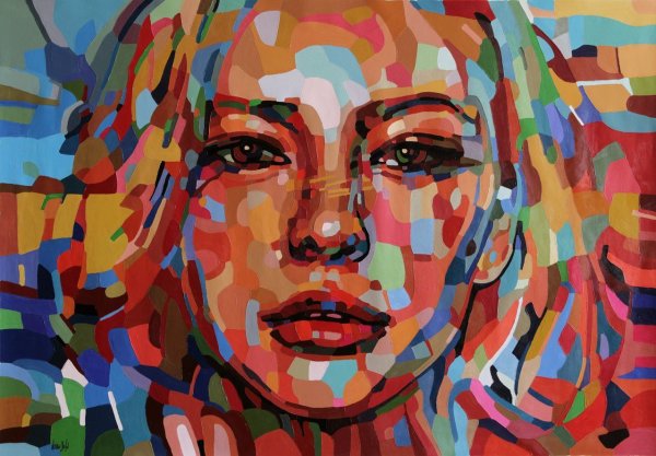 Портрет красками