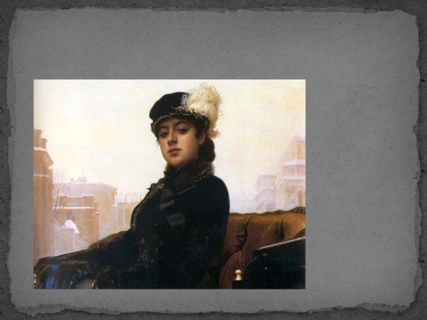 Крамской Неизвестная вышивка