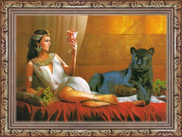 Клеопатра Египетская царица со львом