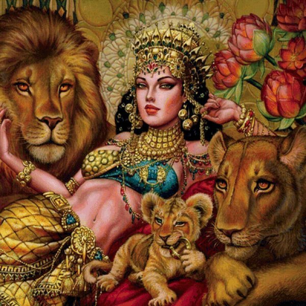 Карл Банг картины египетские царицы