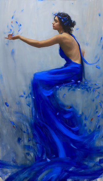 Дама в бальном платье